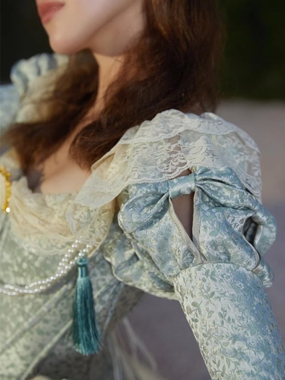 **NWT** DISCONTINUED LaceMade Princess Jasmine Casual Classic Lolita Corset Top - Picture 6 of 16